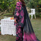Luxury Black Floral Printed 3-Piece Lawn Suit