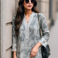 Luxury Grey Floral Printed 3-Piece Lawn Suit