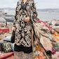 Luxury Black & Beige Botanical Printed 3-Piece Lawn Suit