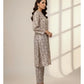2-Piece Katan Silk Printed Suit