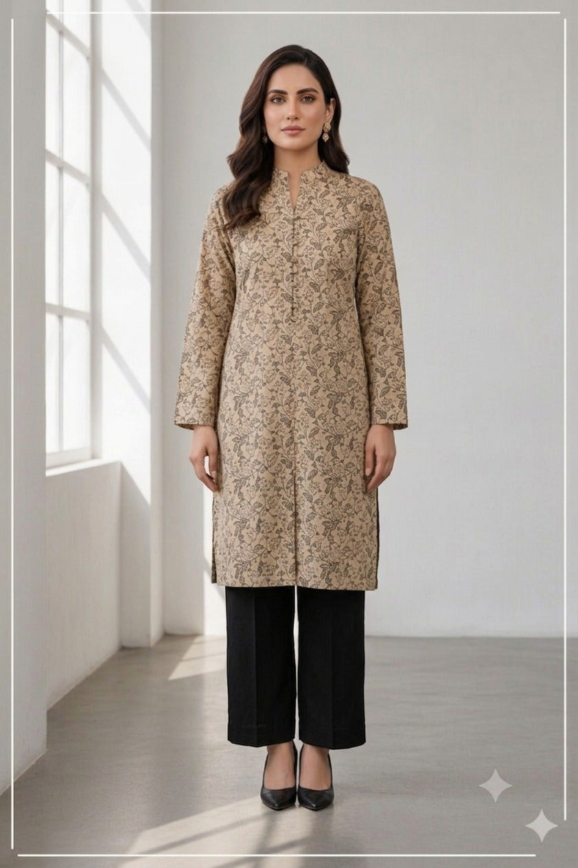 Bareeze Digital Classic  Printed Lawn Shirt